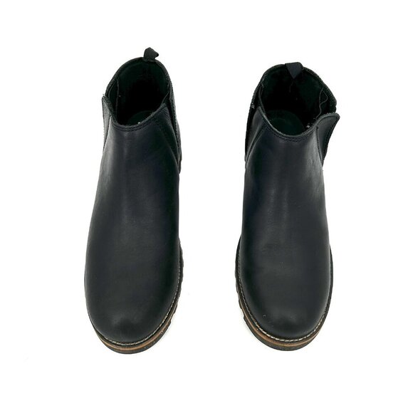 KODIAK Women's Black Waterproof Leather Peyto Chelsea Ankle Boots Booties Size 8 - Picture 3 of 9